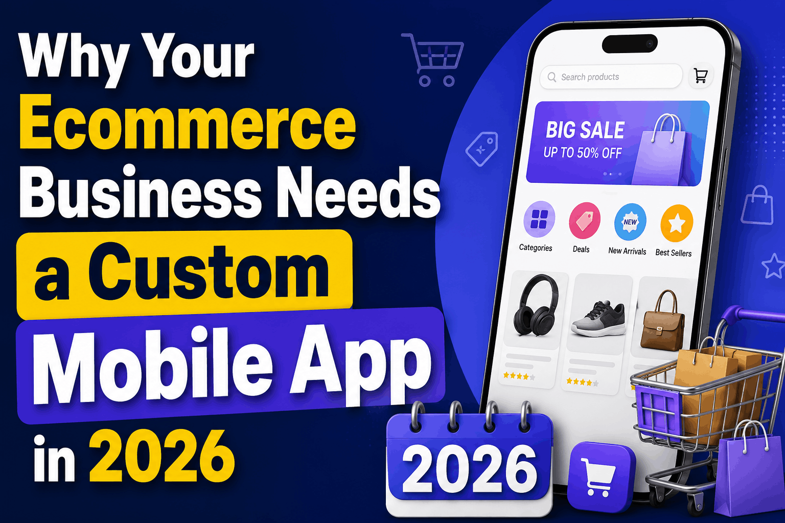 Why Your Ecommerce Business Needs a Custom Mobile App in 2026 (No Coding Jargon)