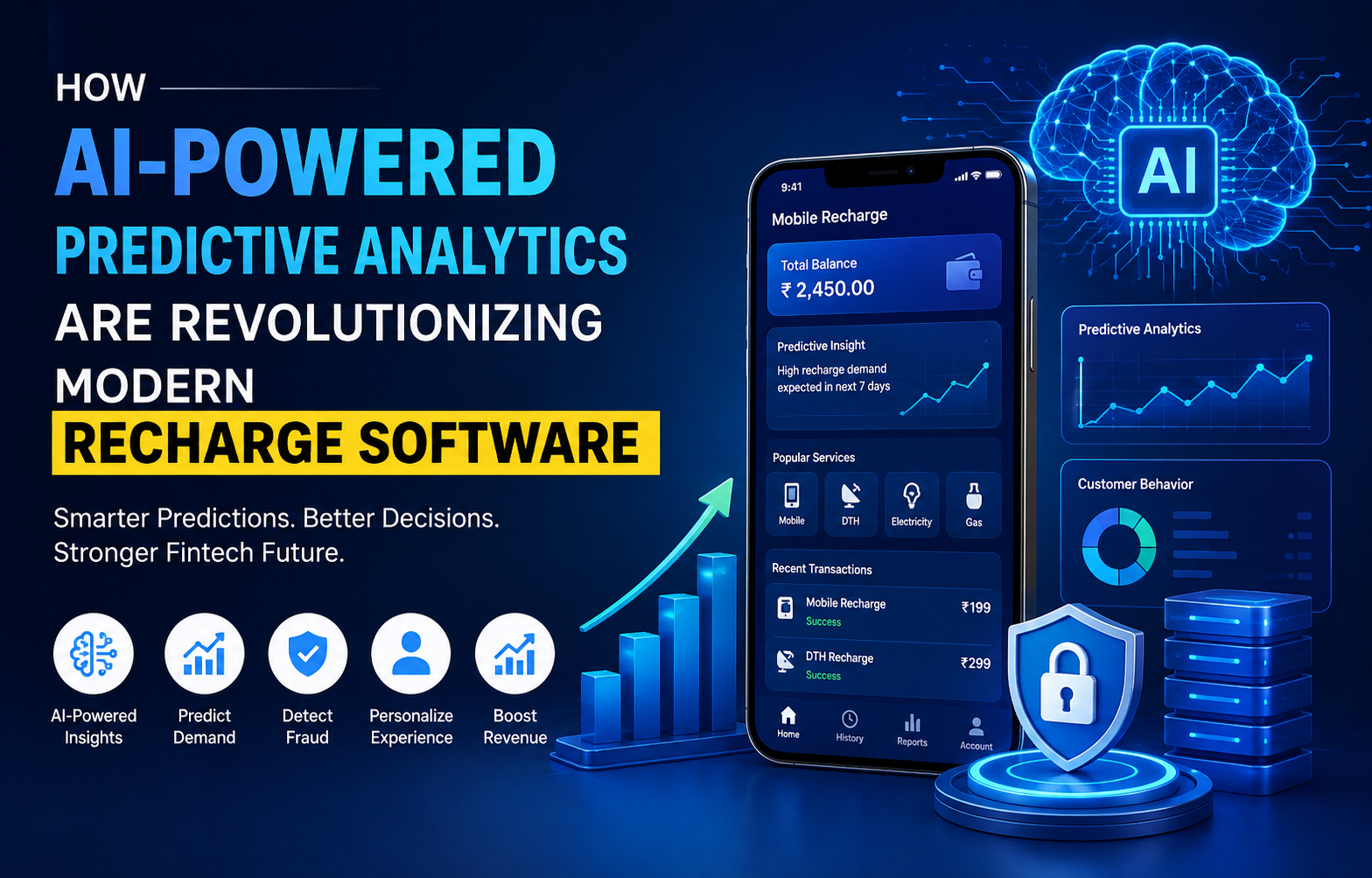 How AI-Powered Predictive Analytics Are Revolutionizing Modern Recharge Software