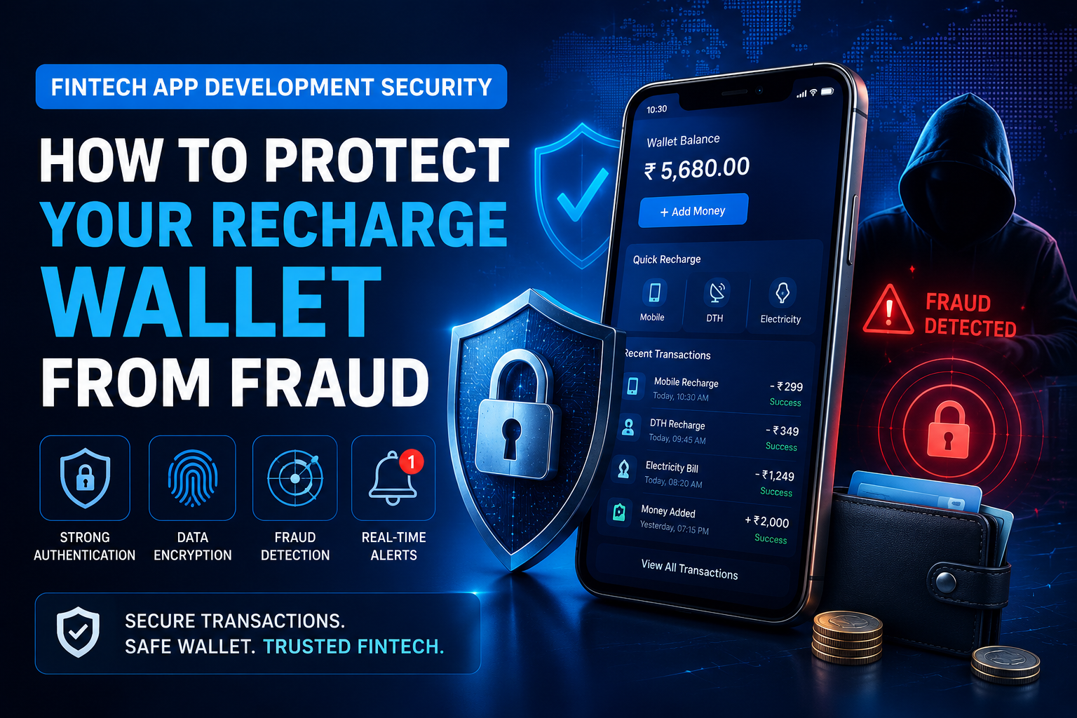 Fintech App Development Security: How to Protect Your Recharge Wallet from Fraud
