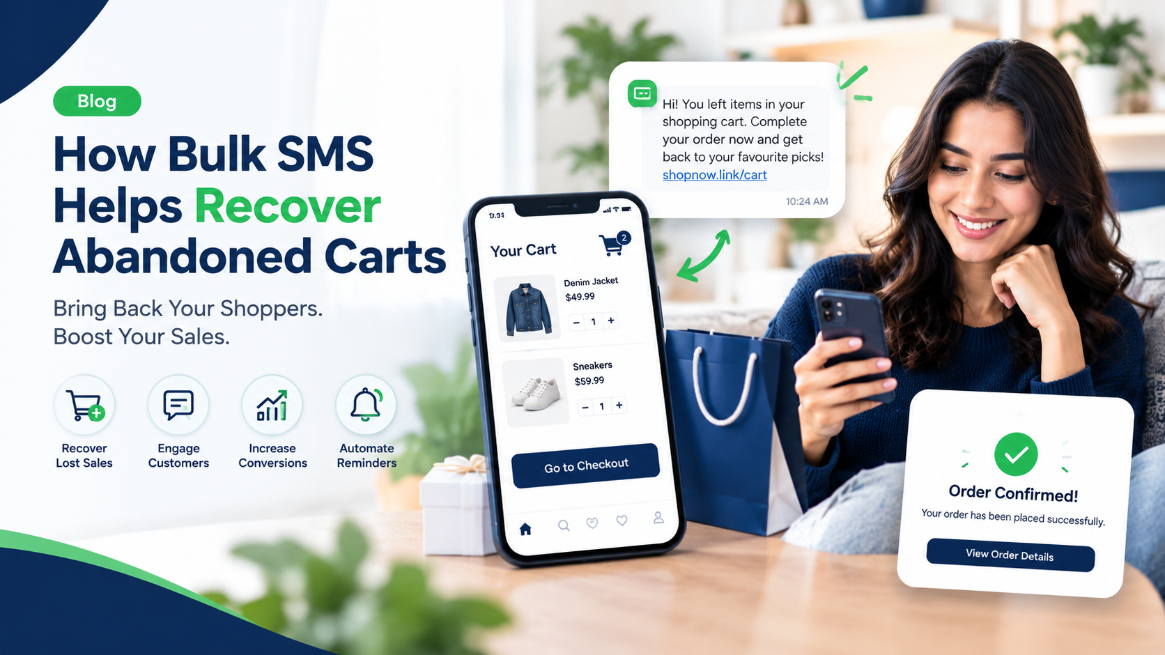 Bulk SMS for E-commerce – Recover Abandoned Carts Easily